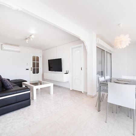 Luxury Primerisima Linea Playa Poniente Benidorm Con 6,5 Mts De Vistas Frontales Al Mar Exteriér fotografie