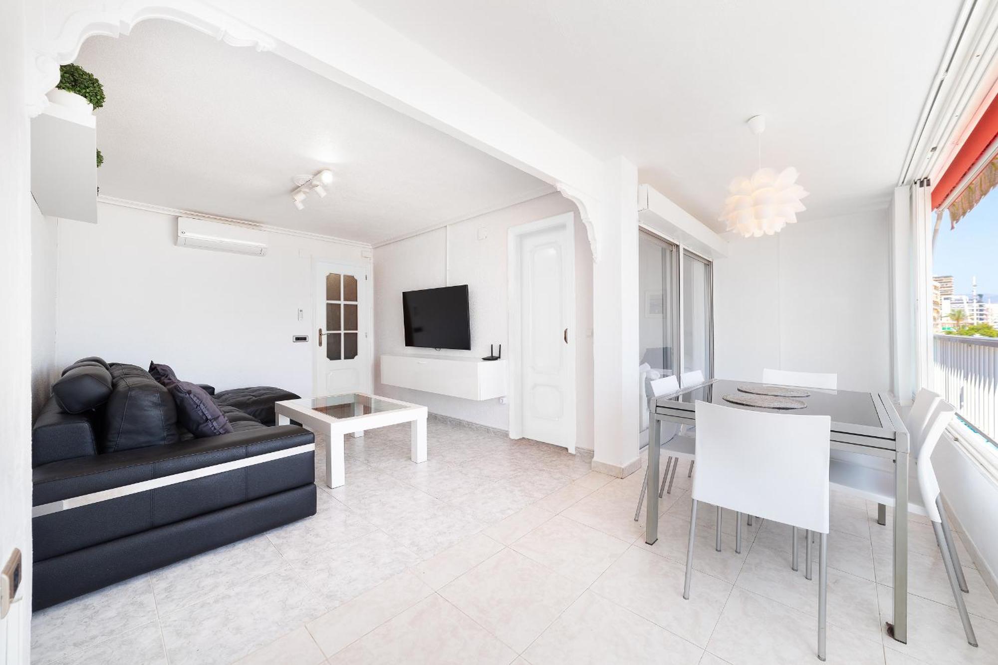 Luxury Primerisima Linea Playa Poniente Benidorm Con 6,5 Mts De Vistas Frontales Al Mar Exteriér fotografie